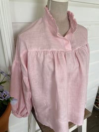 Image 2 of The Claudia Pink Linen Top