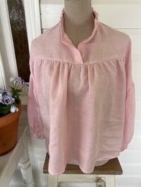 Image 3 of The Claudia Pink Linen Top
