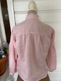 Image 4 of The Claudia Pink Linen Top