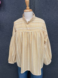 Image 2 of The Claudia Pale Mustard Top