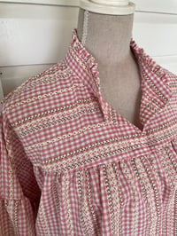 Image 1 of The Claudia Pink Check Top