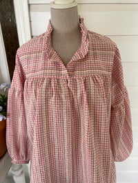 Image 3 of The Claudia Pink Check Top