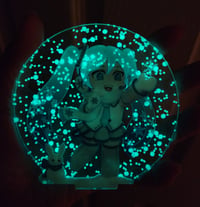 Image 3 of Holographic Snow Miku Standee