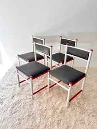 Image 1 of SET DE 4 SILLAS ESTILO MEMPHIS MILANO, AÑOS 80