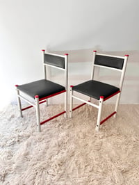Image 7 of SET DE 4 SILLAS ESTILO MEMPHIS MILANO, AÑOS 80