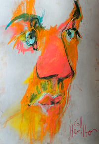 Image 2 of Saucer- Soft Pastels and Charcoal on Paper 