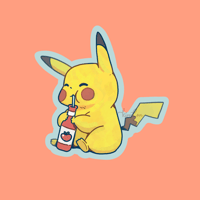 Ketchup Mouse Sticker