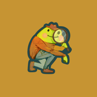 Frog Detective Sticker