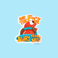 Driving Puppet Sticker