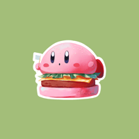 Kirburger Sticker