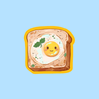 Egg Toast Sticker