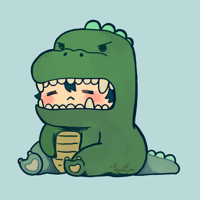 [Mini Print 5"x5"] Tiny Dino