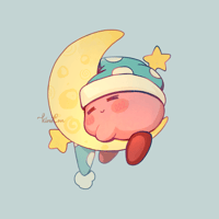 [Mini Print 5"x5"] Sleepy Kirb