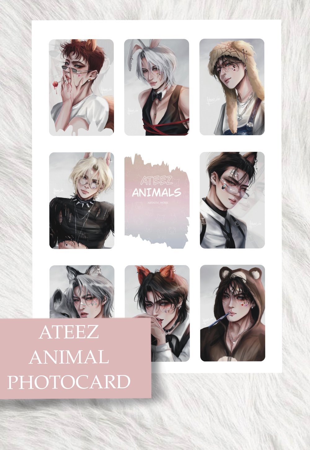 Image of ATEEZ ANIMAL 2 PHOTOCARD