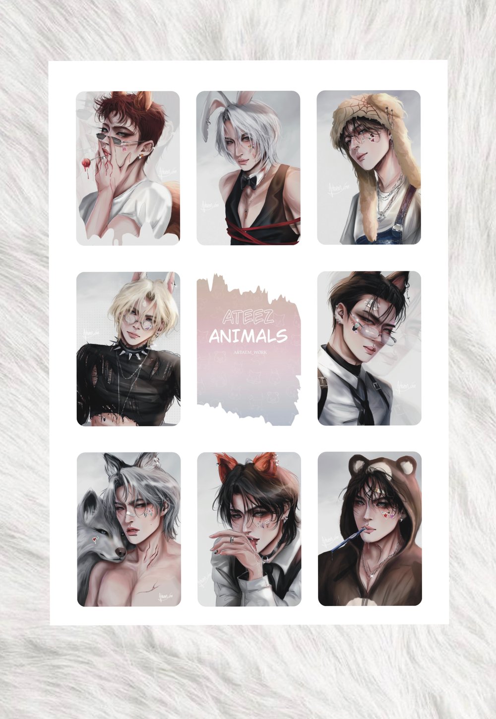 Image of ATEEZ ANIMAL 2 PHOTOCARD