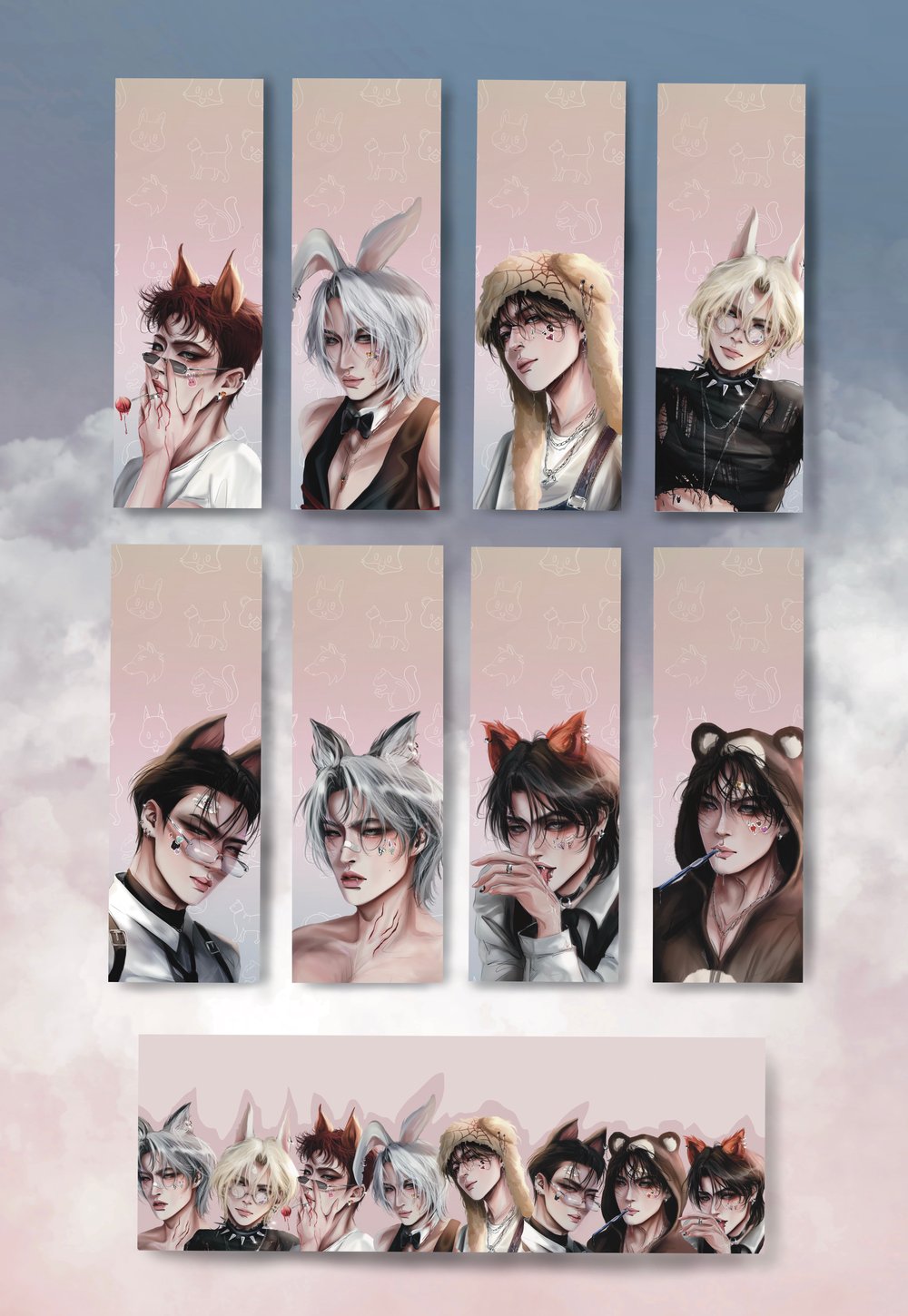 Image of BOOKMARK ATEEZ ANIMAL 2