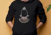 Afghan Girl Wearing Traditional Afghan Jewellery Hoodie
