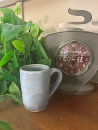 Small Sky Blue Mug – White Clay Base