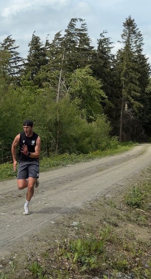 Image of SO58 Active Sleeveless Shirt in Black and Navy 