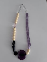 Image 2 of COLLAR PURPLE BEIGE