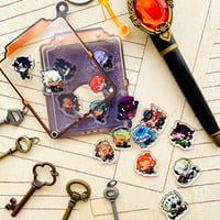 Image 2 of [ IN STOCK ] TWISTED WONDERLAND Customizable Ghost Camera Acrylic Shaker Charm