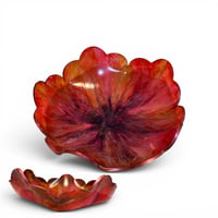 Image 1 of Decorative Resin Bowl – Unique Swirl Design, One-of-a-Kind Piece