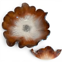 Image 2 of Decorative Resin Bowl – Unique Swirl Design, One-of-a-Kind Piece