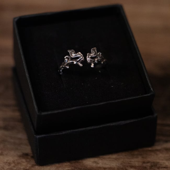 Anillo ramita - Colección Tierra