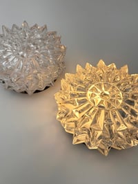 Image 5 of PAREJA  APLIQUES PLAFÓN DE CRISTAL, AÑOS 60