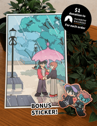WSaW 5.5"x8.5" Magic Umbrella Print + Bonus Sticker!