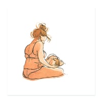 Mère à l'enfant