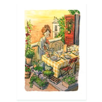 Dîner en terrasse