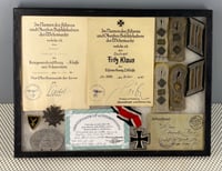Image 2 of WW2 (Nazi Germany) Named Award Grouping of 16th Panzer & Infantry Division Soldier
