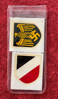 Image 3 of WW2 (Nazi Germany) Military Helmet Decals - Replica