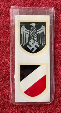 Image 4 of WW2 (Nazi Germany) Military Helmet Decals - Replica