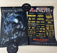 KINGDOM OF SORROW/MMF 2023 SIGNED POSTER BUNDLE