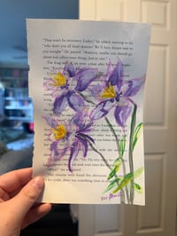 Image 2 of "Columbine" Watercolor Painting 