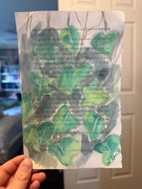 Image 2 of "Green Ivy" Watercolor Painting 