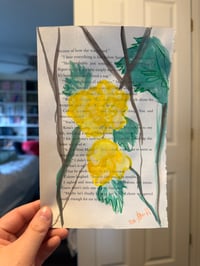 Image 2 of "Begonia" Watercolor Painting 
