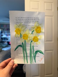 Image 2 of "Yellow Daffodil" Watercolor Painting