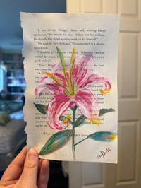 Image 2 of "Lily" Watercolor Painting 
