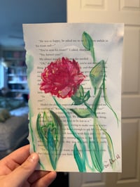Image 2 of "Carnation" Watercolor Painting
