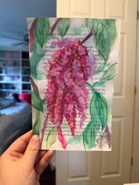 Image 2 of "Amaranthus" Watercolor Painting 