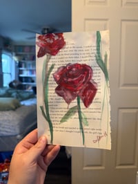 Image 2 of "Rose" Watercolor Painting 