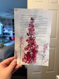 Image 2 of "Red Snapdragon" Watercolor Painting 