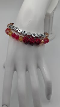 Image 3 of Gryffindor Inspired Double Stack Bracelets