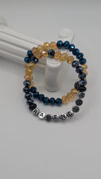 Image 1 of Ravenclaw Inspired Double Stack Bracelets