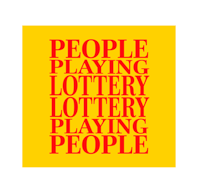 People Playing Lottery, Lottery Playing People Fine Art Print