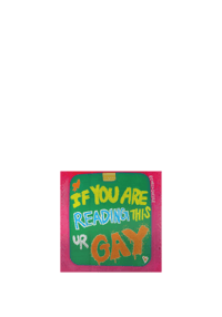 Image 1 of ‘If You Are Reading This Ur GAY’ Sticker