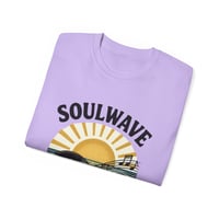 Image 4 of Soulwave "Good Vibes Only" Tee — Retro Sun & Surf Graphic T-Shirt